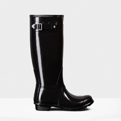 Hunter Original Gloss Tall Rain Boots For Womens - NZ G3209